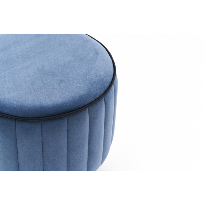 Pouf, Bleu