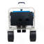 Chariot de plage pliant Wagon Garden (blanc)