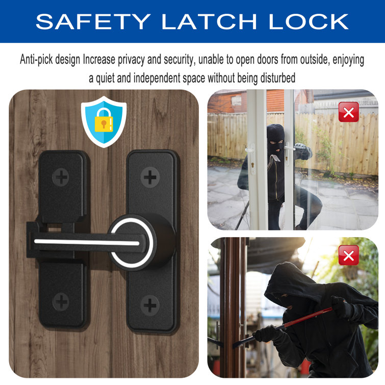 Sliding Barn Door Lock Flip Door Latch Security Front Door Locks