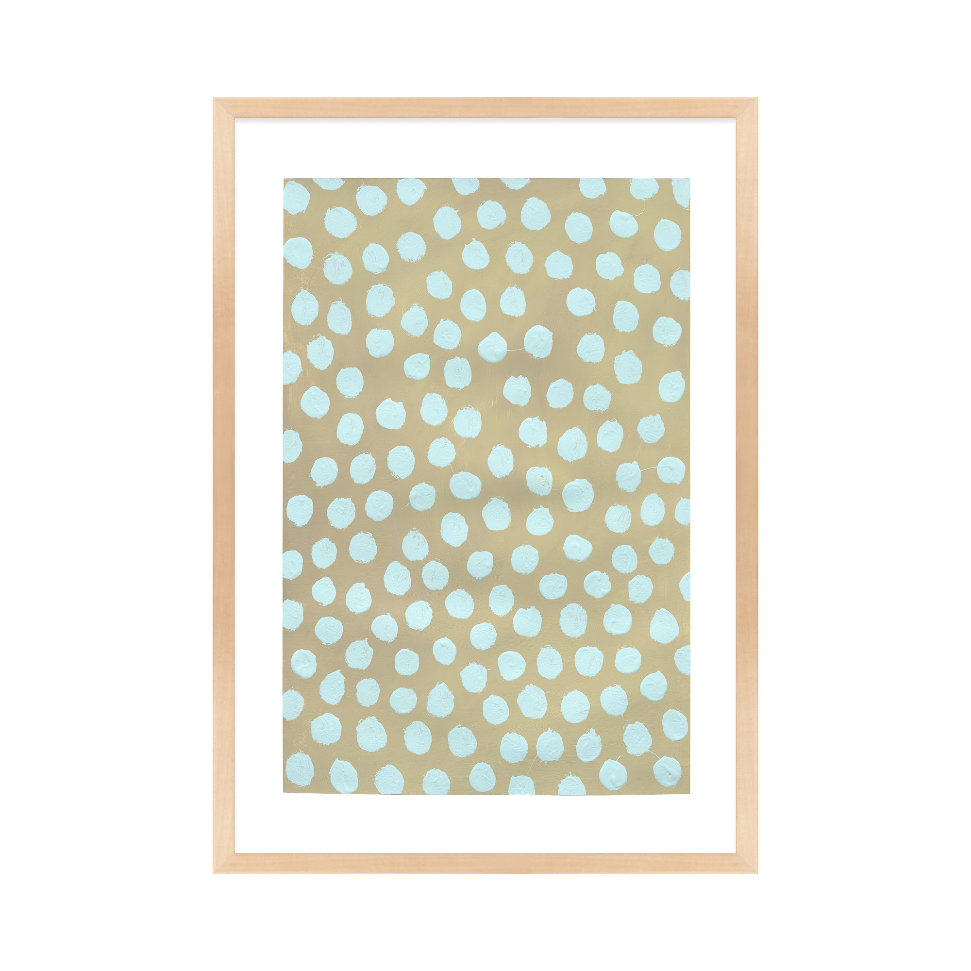 Cloud On Khaki by Michela Sorrentino, Brown, 20" H x 14" W x 1.25" D