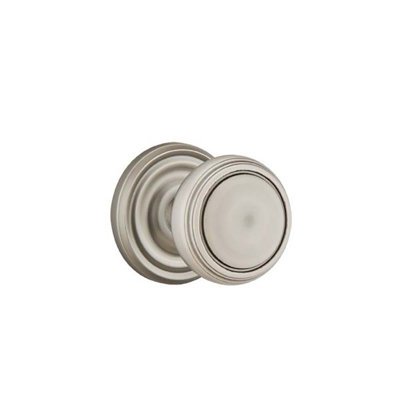 Ensemble de boutons de passage Emtek avec rosette régulière et bouton Norwich
