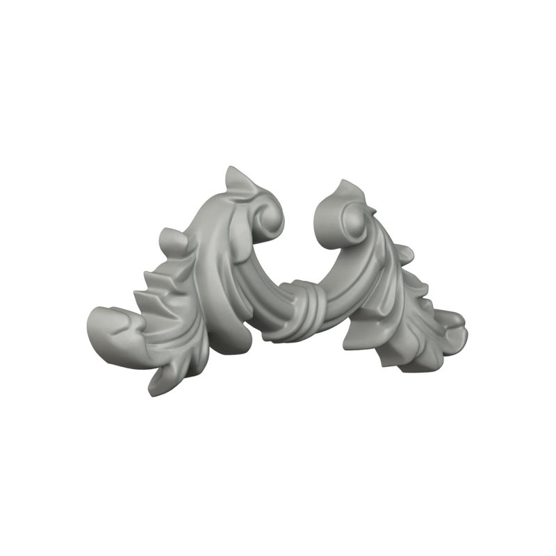 Coin de moulure Endurathane Ezra, l 6 1/8 po x H 5 1/8 po x P 3/4 po (correspond à la moulure PML01X01FI), apprêté en usine