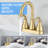 Centerset 2-handle Bathroom Faucet with Drain Assembly-71542569