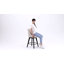 Tabouret de bar et de comptoir pivotant avec cadre en bois massif Malakeh-1364220413-1393578897-1407947687