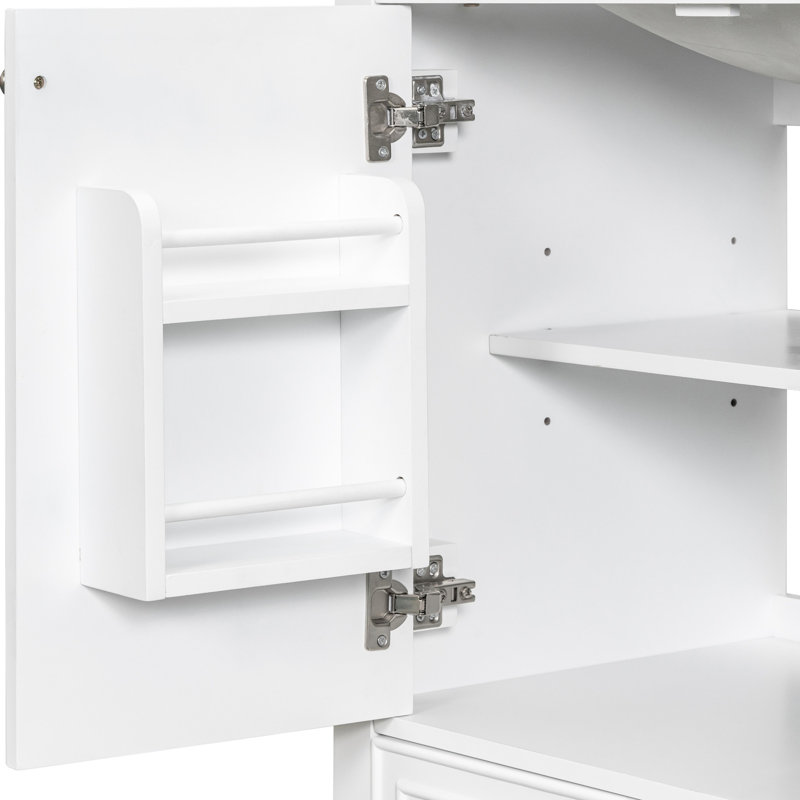 Meuble-lavabo 30 po Modern, Blanc