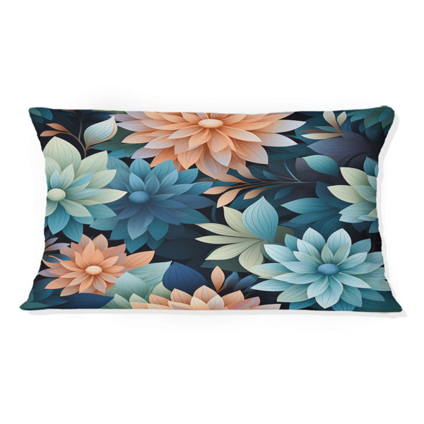 East Urban Home Mcglocklin Floral Throw Pillow | Wayfair