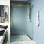 Cass 56-60" W x 76" H Sliding Frameless Shower Door with 3/8" Clear Glass-1742482034