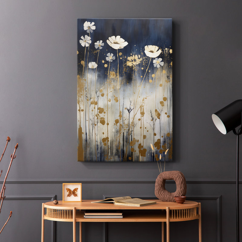 FLORAL Series CCXXII - Cavas enveloppés de galerie, H 12 po x l 8 po