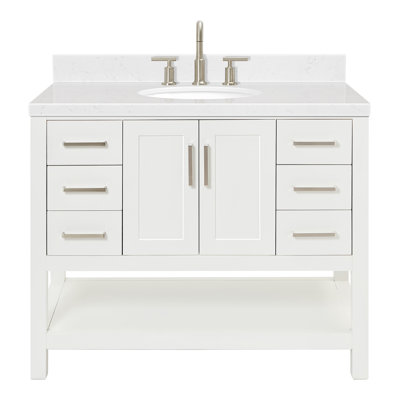 Moille 43" Single Bathroom Vanity Set