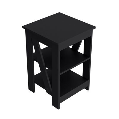 Table d'appoint Rossville, salon, noir