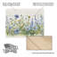 Tina Lavoie Wildflower Morning In Blue Wood Slat Art-453691953