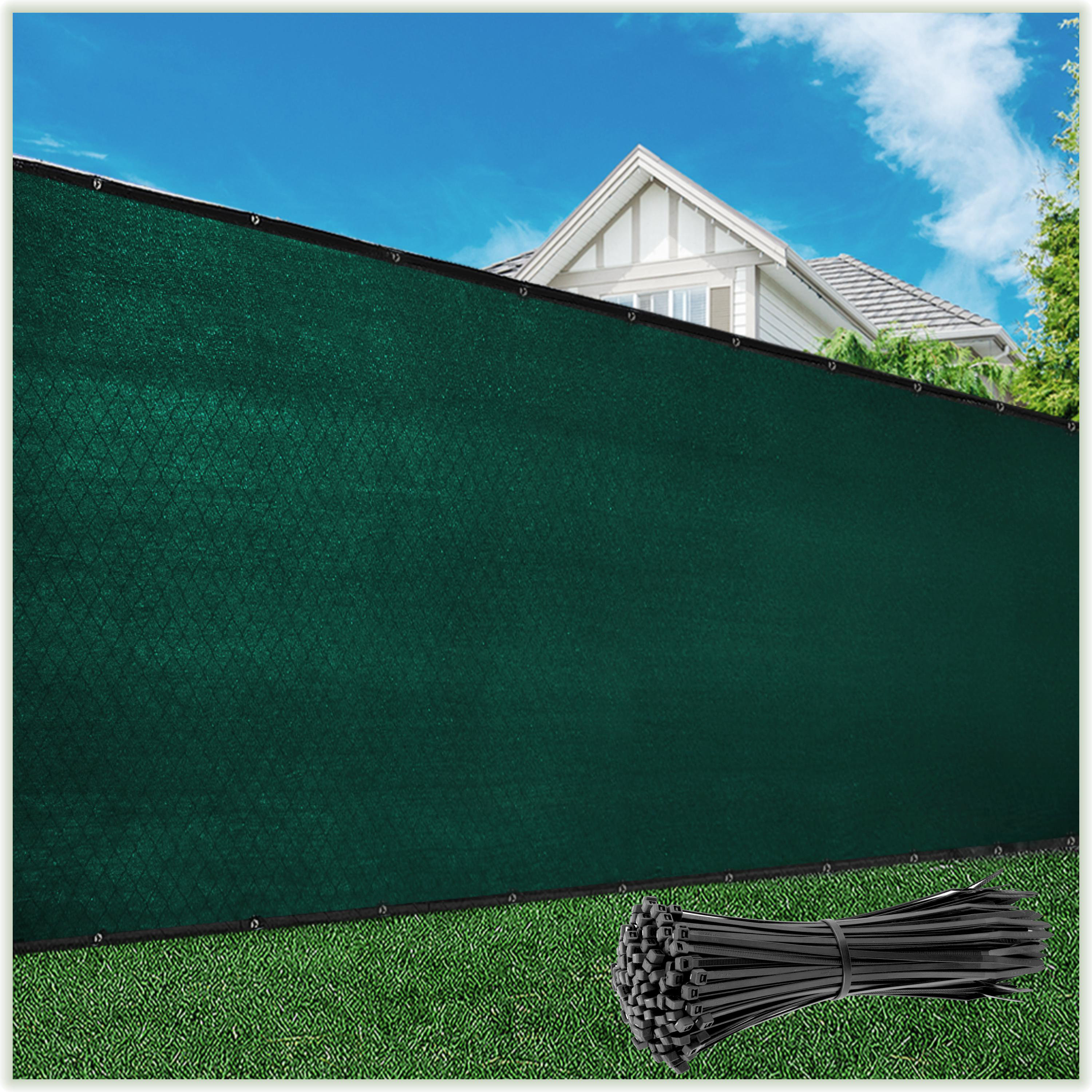 Colourtree Heavy Duty PLUS Fence Privacy Screen Cover Windscreen with ...