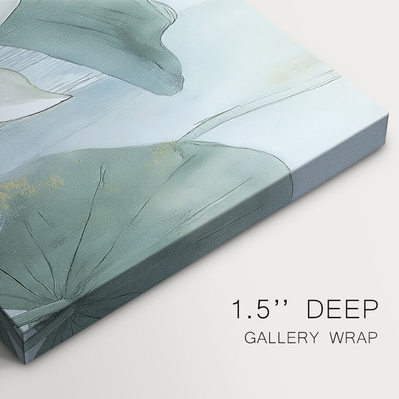 Abstract Series 10 #XI-Gallery Wrapped Canvas, 16" H x 32" W