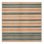 Machine Washable Horizontal Stripes Brown Area Rug