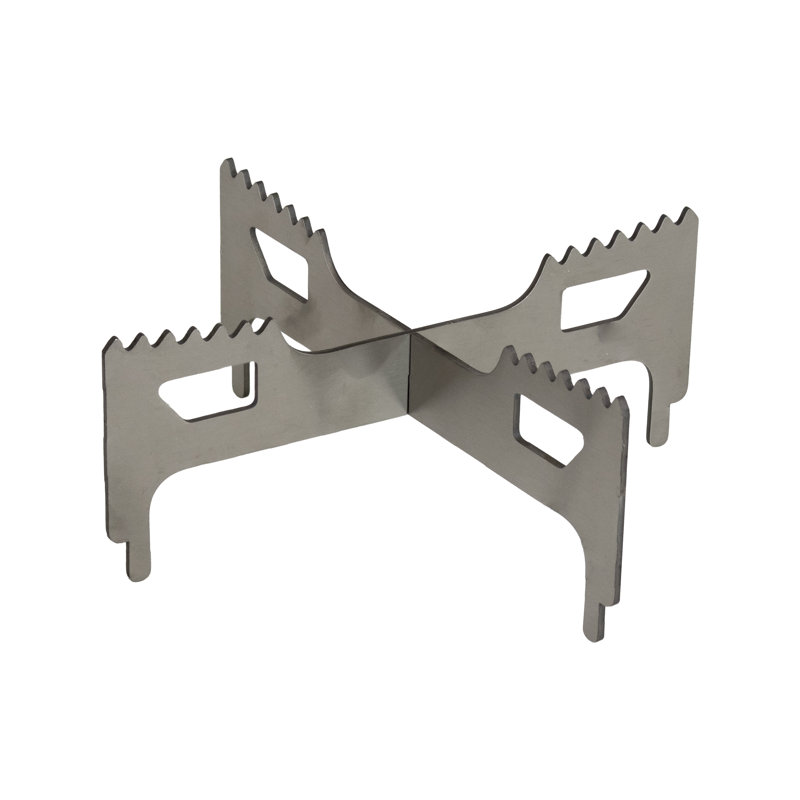 Compact Stainless Steel Smokeless Fire Pit Accessory Kit