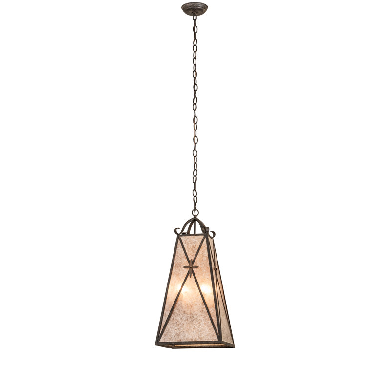 12" Square North Star Pendant