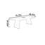 Bureau rectangulaire simple pour étudier ou travailler-1608019667-1608019668