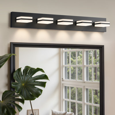 CCT Adjustable Modern LED Vanity Light with Memory Function Rotatable Shades