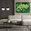 Art mural sur toile Epic Graffiti «Femme voilée caméléon» par Rebecca Wang-106172912