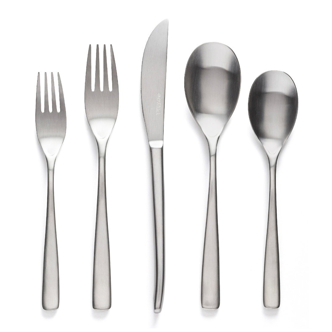over&back Curved 18/8 Flatware Set - Service for 4 over&back 