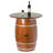 Wine Barrel Round Table Wine Storage Cabinet
