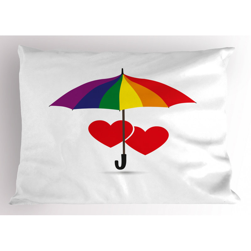 Umbrella Polyester Sham Set, Twin