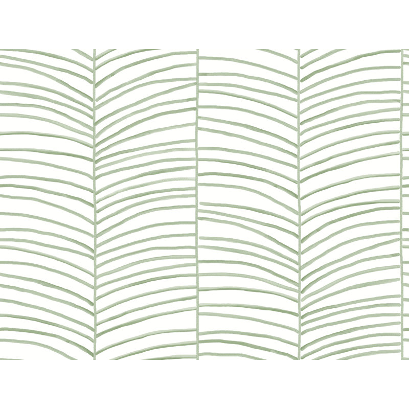 Papier peint Cascade Palm Chevron, Plante palmier