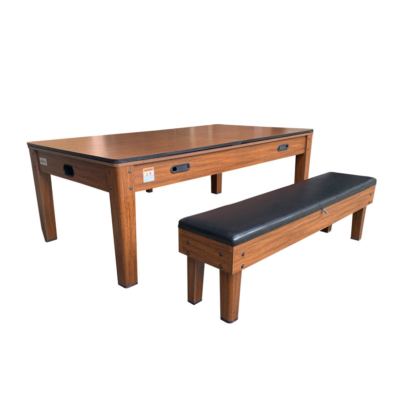 Table de billard / billard pivotante multi-jeux 4-en-1 7,5 pieds Rack Luxor avec plusieurs options de table (avec 1 banc)