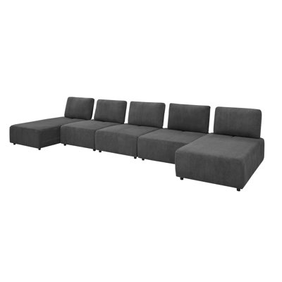 Gabbey 5 - Piece Upholstered Sectional by Latitude Run