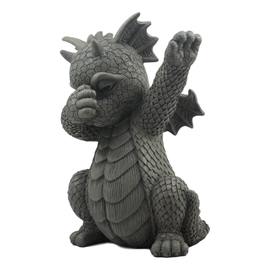 Corvi Dragon Plastic Garden Statue World Menagerie