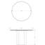 Marbelle - Martie 48" Dining Table - Toronto Sand Marble Finish