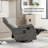 Heat Massage Manual Recliner Chair With Rocker And Swivel In Fabric For Living Room-1068872033