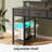 Gaming Desk with LED Lights & Power Outlets, Computer Desk with Monitor Stand & Drawers-847565113-847565112-870092451