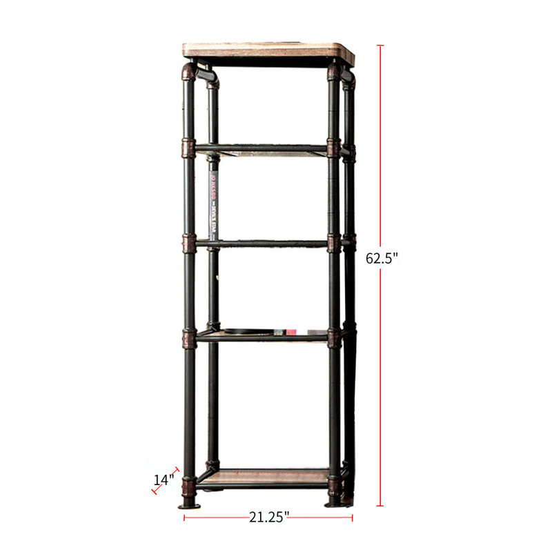 Étagère Gelbert H 62,5 po x l 21,25 po x P 14 po