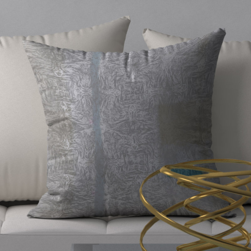 Housse de coussin décorative carrée à approbation Heavenly, 20 po x 20 po