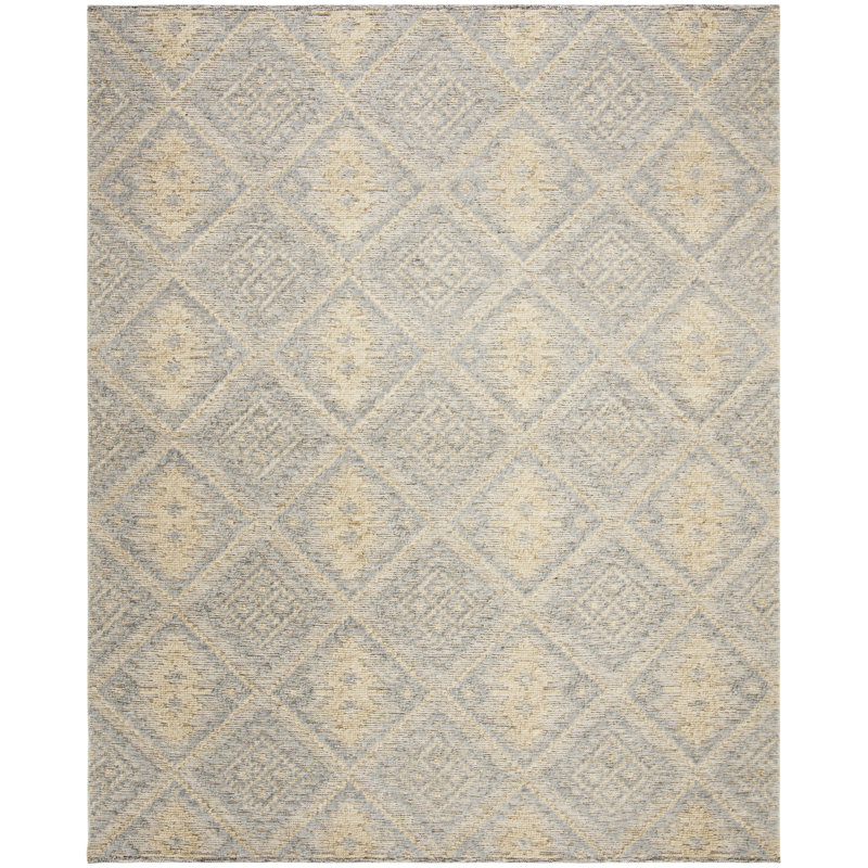Tapis en laine / coton noué à la main Inelda, Rectangle 6 pi x 9 pi