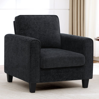 Chaises d'appoint Mid-Century avec dossier large