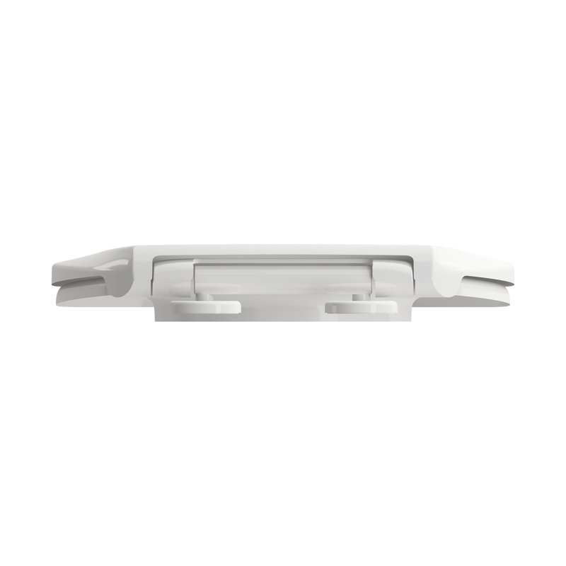 Milano Elongated Toilet Seat and Lid, White