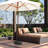 50 Lb. Resin Free Standing Umbrella Base with Wheels