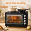 HOMCOM Toaster Oven with Rotisserie