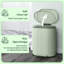 20L Metal Kitchen Bin, with Soft-Close Lid 36.5*31.2*45 cm Metal 1 Piece Kitchen Bin Light Green Stay-Open Lid-134279387