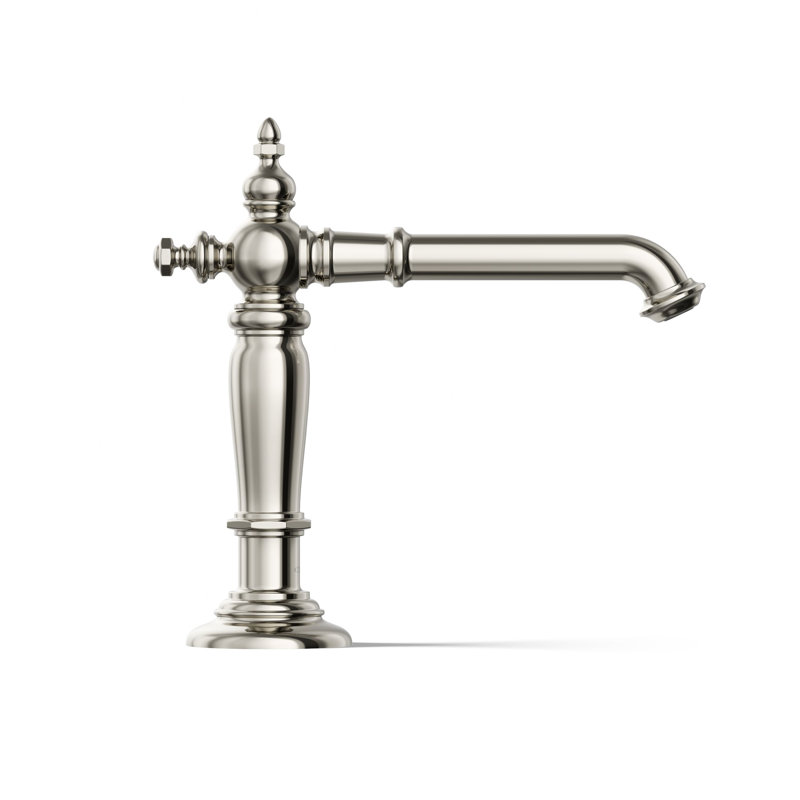 Artifacts® Widespread Bathroom Faucet with Drain Assembly, Vibrant Polished Nickel