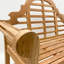 Siobhan Solid Wood Teak Outdoor Bench