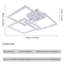 Acrylic LED Flush Mount