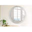 Huldar Glass Flat Wall Mirror