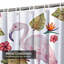 Élégantes invitations tropicales à motif aquarelle de flamants roses avec 12 crochets-821516324