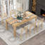 Ensemble de table de salle à manger en bois 7 pièces Farmhouse-1547547262