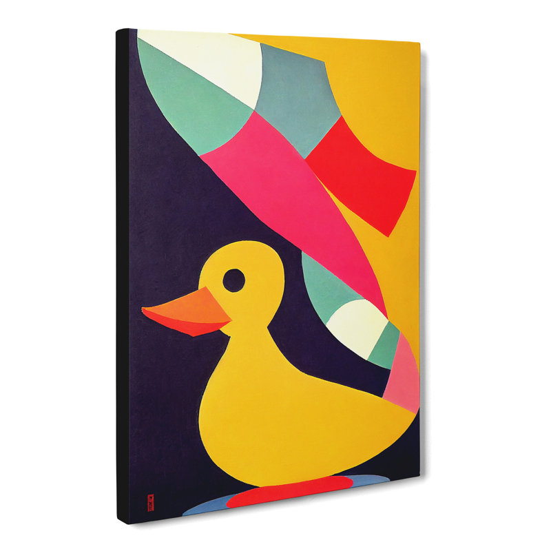 Rubber Duck Abstract Vol.2 - Wrapped Canvas, 50cm H x 35cm W x 3cm D