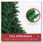 Demi-arbre de Noël artificiel 7 pi