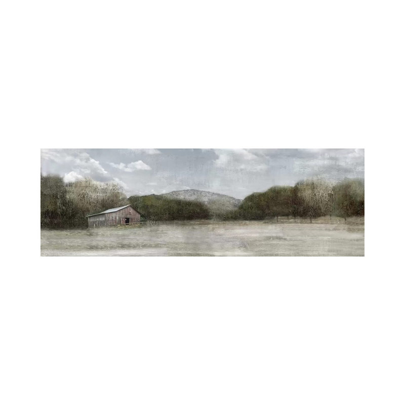 Reproduction d’art sur toile « Country satisfaction détail » par Nan-Panoramic, H 20 po x l 60 po x P 1,5 po, Toile tendue